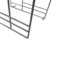 White Storage Plate Rack Holder | SecureFix Direct