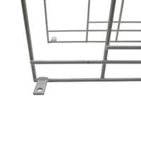 White Storage Plate Rack Holder | SecureFix Direct