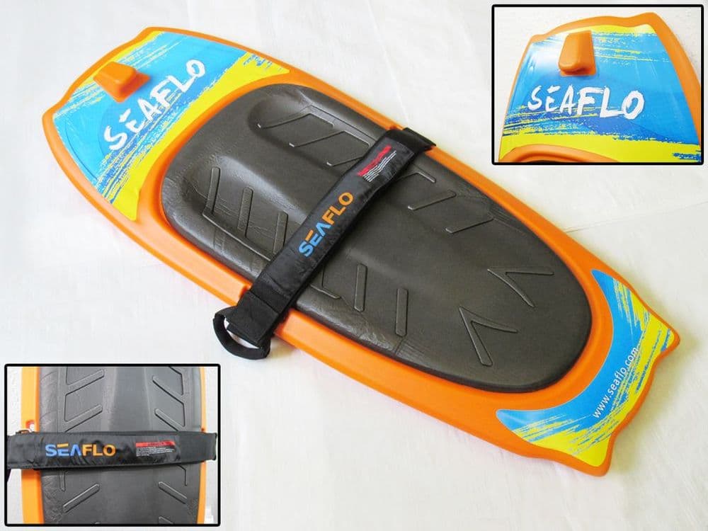 Kneeboard 1 26 Metre Water Sport Wake Ski Surf Knee Board Orange