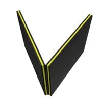 Yellow and Black Folding Kneeling Pad | SecureFix Direct
