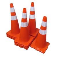 Construction Parking Traffic Cones X10 | SecureFix Direct