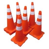 Construction Parking Traffic Cones X10 | SecureFix Direct