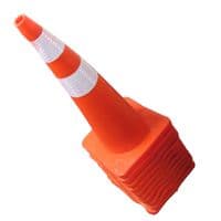 Construction Parking Traffic Cones X10 | SecureFix Direct