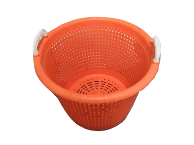 Large Storage Basket Orange 44L (Graduated Castro Fishing Camping Home)