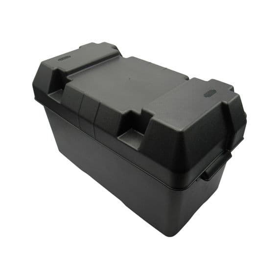 Leisure Battery Box Black Straps | SecureFix Direct