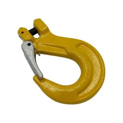 Lifting Clevis Sling Hook With Latch 16MM (Grade 80 8 Ton Chain Component 8T)