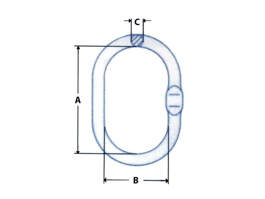 25MM Grade 100 Masterlink Ring SecureFix Direct