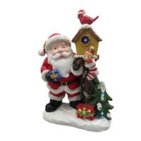 Santa Robin Birdhouse Christmas Decoration | SecureFix Direct