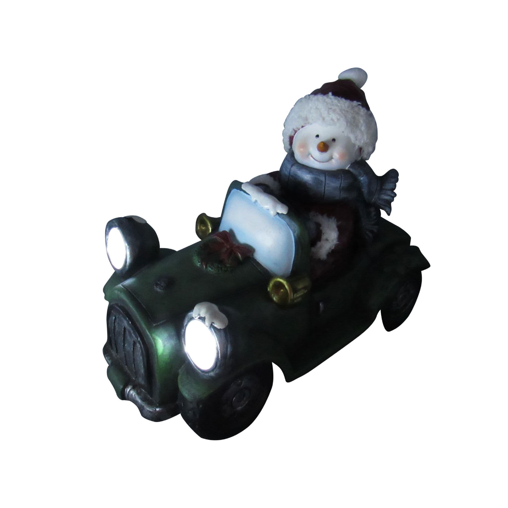 Snowman Box Car Ornament