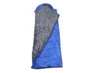 Lightweight Camping Sleeping Bag With Elasticated Hood
