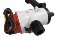 Live Bait Well Pump 12V 350GPH - 90 Degree Tank Aerator Cartridge Bilge