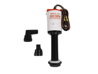 Live Bait Well Pump 12V 350GPH - Straight Tank Aerator Cartridge Bilge