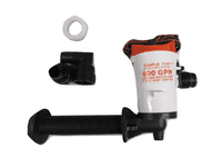 Live Bait Well Pump 12V 600GPH - 90 Degree Tank Aerator Cartridge Bilge