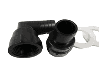 Live Bait Well Pump 12V 600GPH - 90 Degree Tank Aerator Cartridge Bilge