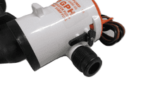 Live Bait Well Pump 12V 600GPH - 90 Degree Tank Aerator Cartridge Bilge