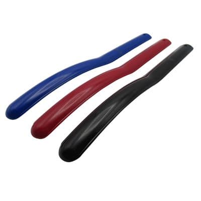 Long Handled Horse Sweat Scraper (Plastic Grooming Tool Red Blue Black)