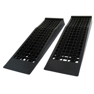 Low Profile Car Ramps 5T (Black Plastic Race Wheel Service Heavy Duty)