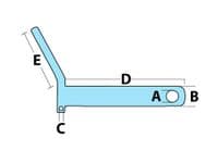 Lower Link Pin with Welded Handle Cat 1 | SecureFix Direct