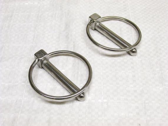 2X 6MM Lynch Pin Stainless Steel | SecureFix Direct