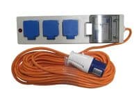 20 Metre Mobile Mains Hook Up Cable | SecureFix Direct