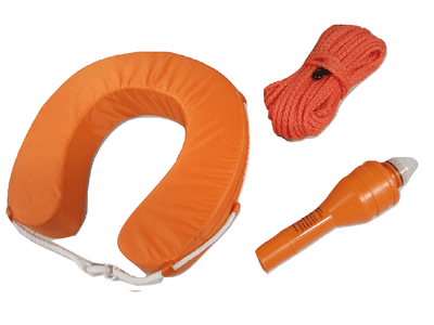 Man Overboard Safety Rescue Kit - Lifebuoy Rope Light MOB Set