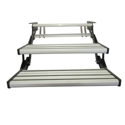Manual Drop Down Double Step (Aluminium Motorhome Pull Out Folding Platform)