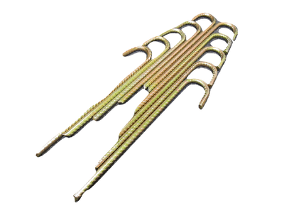 Marquee Pegs Heavy Duty x10 - Gazebo Tent Ground Ribbed Stakes Anchor Spike