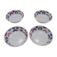 16 PCS Dinner Set Bowl Plate Mug Melamine | SecureFix Direct