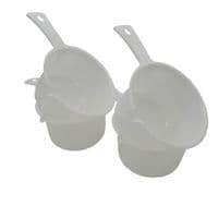 Plastic Microwavable Saucepan X4 | SecureFix Direct