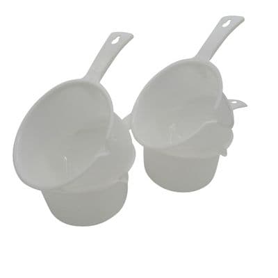 Microwavable Saucepans x4 (Plastic Pan Container Food Warmer Cooking Kitchen Home Microwave)