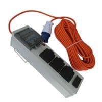 Mains Hook Up 15M Cable 3 Pin Plug & 2 USB | SecureFix Direct

