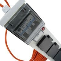 Mains Hook Up 15M Cable 3 Pin Plug & 2 USB | SecureFix Direct

