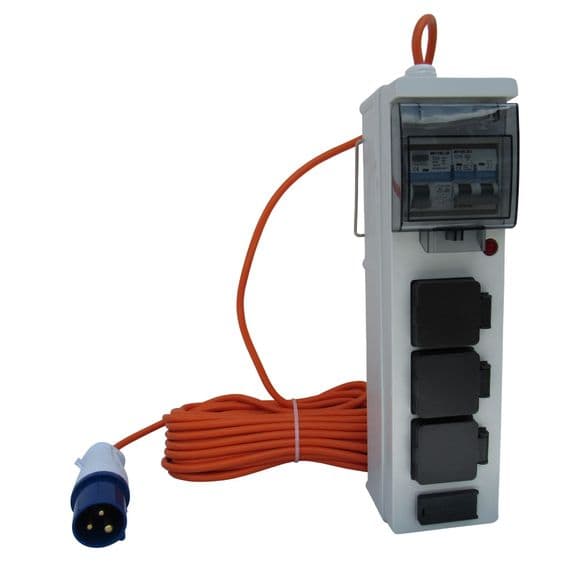 Mains Hook Up 15M Cable 3 Pin Plug & 2 USB | SecureFix Direct

