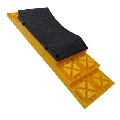 Motorhome Caravan Levelling Ramp Blocks 9pc (Heavy Duty Level Up Tyre Saver & Storage Bag)