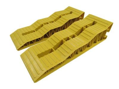 Motorhome Caravan Levelling Ramps 5 Ton X2 (Pair Heavy Duty 3 Step Level Up Blocks Storage Bag)