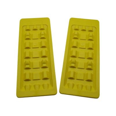 Motorhome Caravan Levelling Ramps 5 Ton X2 (Pair Heavy Duty Level Up Blocks Storage Bag)