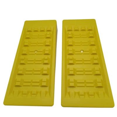 Motorhome Caravan Levelling Ramps 8 Ton X2 (Pair Heavy Duty Level Up Blocks Storage Bag)