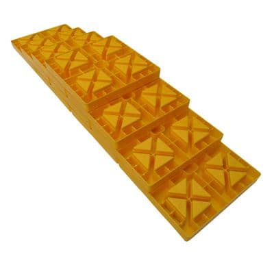 Motorhome Levelling Blocks 10 pc (Ramps Outdoor Caravan Heavy Duty Camper & Storage Bag)