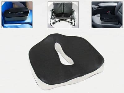 Office Home Chair Cushion Support (Memory Foam Lumbar Car Pillow)