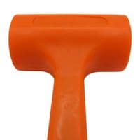 Orange Dead Blow Mallet 0.5lb - 8oz Hammer DIY Tool Recoil Hammer Camping Tent 0.2KG