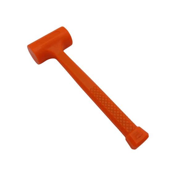 Orange Dead Blow Mallet 0.5lb - 8oz Hammer DIY Tool Recoil Hammer Camping Tent 0.2KG