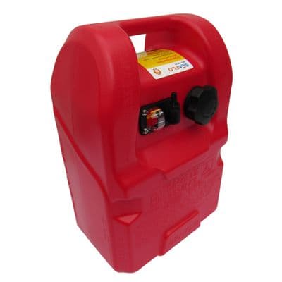 Outboard Fuel Tank 24 Litre (Gauge Plastic Marine Strong)