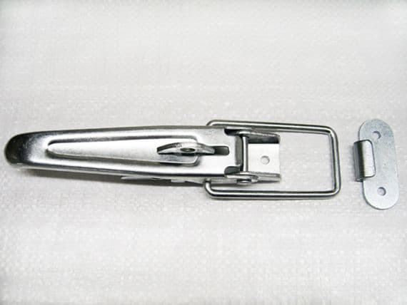 Overcentre Trailer Latch Fastener Zinc Plated 22CM - Lockable Toggle Catch