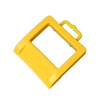 Yellow Rubber Pallet Truck Chock | SecureFix Direct