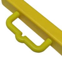 Yellow Rubber Pallet Truck Chock | SecureFix Direct