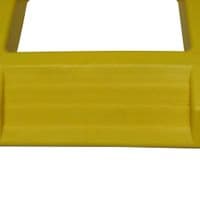 Yellow Rubber Pallet Truck Chock | SecureFix Direct