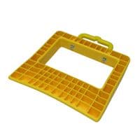 Yellow Rubber Pallet Truck Chock | SecureFix Direct