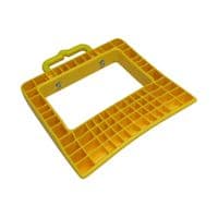 Yellow Rubber Pallet Truck Chock | SecureFix Direct