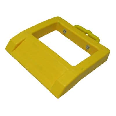 Pallet Truck Stop Chock Holder (Non Slip Yellow Jack Holder Warehouse Wagon)