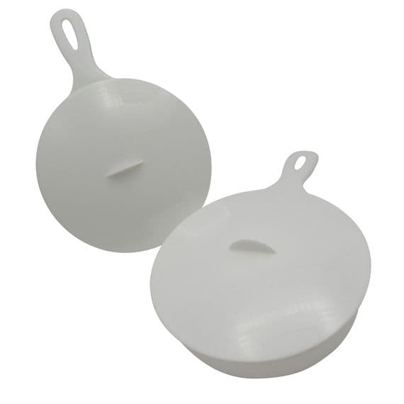 Set of 2 Plastic Microwave Saucepans | Securefix Direct